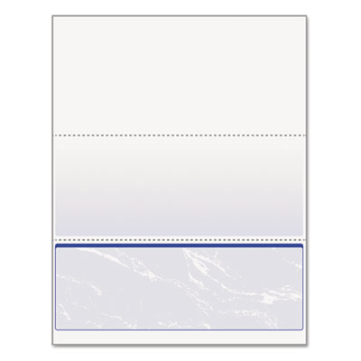 DocuGard Standard Security Marble Business Bottom Check, 24 lb, Letter, 500-RM