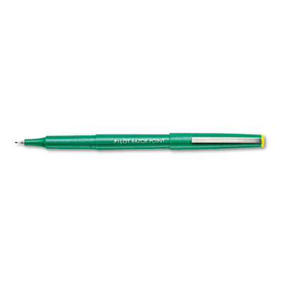 Picture of Pilot 11010 Razor Point Porous Point Stick Pen- Green Ink- Extra Fine- Dozen