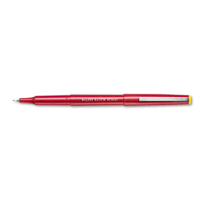 Picture of Pilot 11007 Razor Point Porous Point Stick Pen- Red Ink- Extra Fine- Dozen