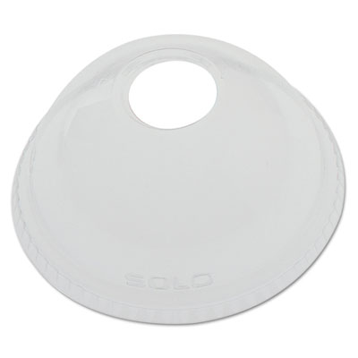Picture of Solo DLR6260090 PETE Plastic Dome Lids- Clear