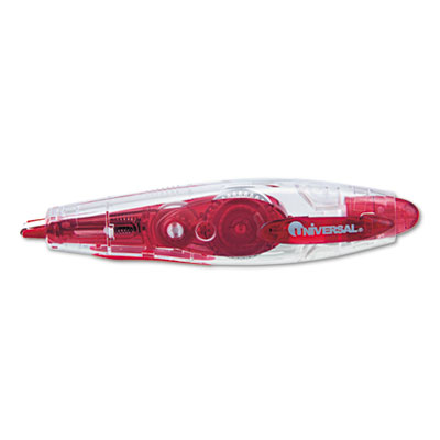 Picture of Universal 75605 Retractable Pen Style Correction Tape&#44; .2 in. x 236 in.&#44; 4-Pack