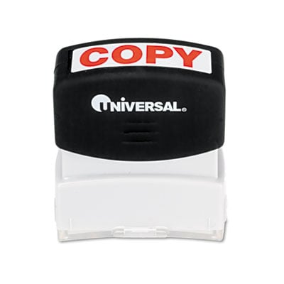 Picture of Universal 10048 Message Stamp&#44; COPY&#44; Pre-Inked-Re-Inkable&#44; Red