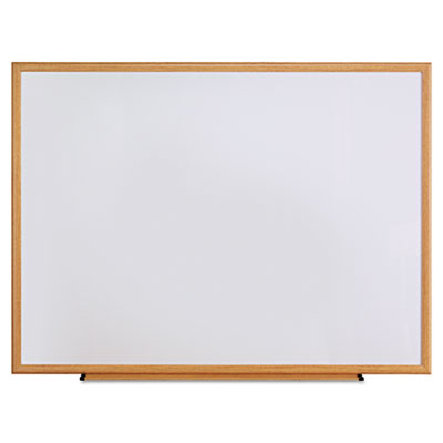 Picture of Universal 43618 Dry Erase Board- Melamine- 48 x 36- Oak Frame
