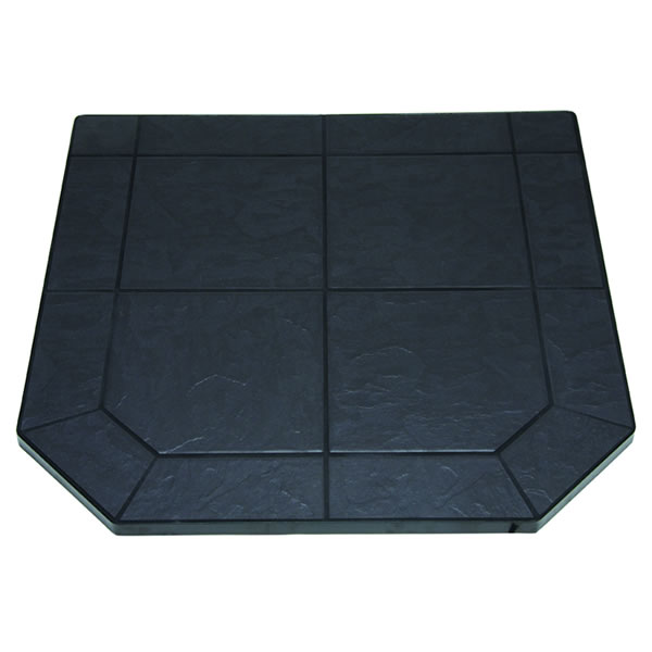 Picture of American Panel 40 sl rg Volcanic Sand Tile Single Cut Corner Stove Board- 40 Inch X 40 Inch