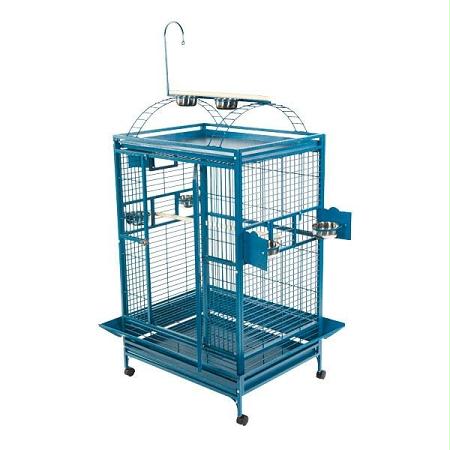 Picture of A&e Cages AE-8004836B Enormous Play Top Bird Cage - Black