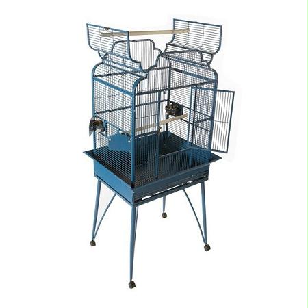 Picture of A&e Cages AE-B-2620P Large Victorian Dome Top Bird Cage - Platinum