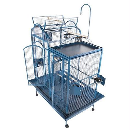 Picture of A&e Cages AE-PC-4226DP Small Split Level House Bird Cage - Platinum