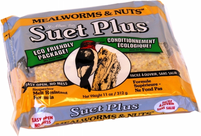 Picture of Wildlife Sciences Mealworms and Nuts Suet Cake 