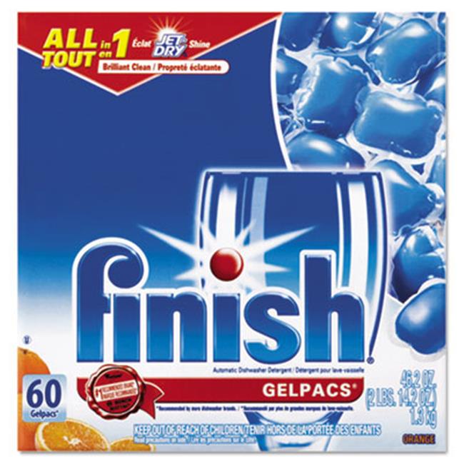 Paquetes de gel detergente para platos Reckitt Benckiser 81181 - naranja - caja de 60 - Imagen 1 de 1