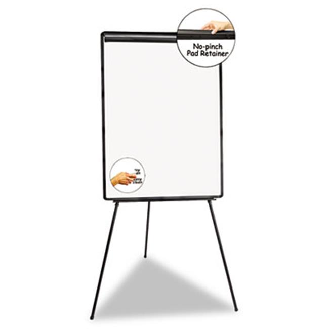 Universal 43032 Lightweight Tripod Style Dry Erase Easel- 29 x 41- White-Black