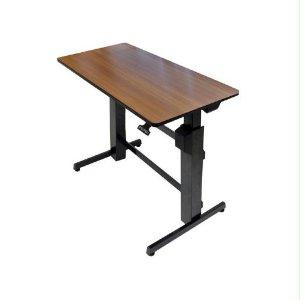 Picture of Ergotron Workfit-d- Sit-stand Desk - walnut Surface - 24-271-927