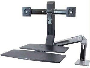 Picture of Ergotron Workfit-a- Dual With Worksurface - 24-316-026