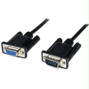 Connect Your Serial Devices - 2m DB9 Null Modem Cable - Black - 2 Meter