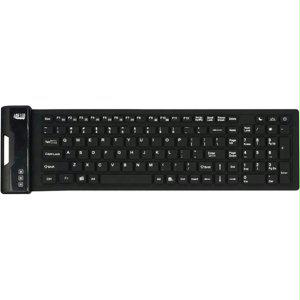 Picture of Adesso Adesso Antimicrobial Waterproof Foldable 108-key Compact Size Usb Keybord - AKB-222UB
