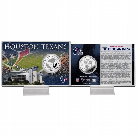 Picture of Highland Mint HT13SPCCK Houston Texans Silver Coin Card Football Houston Texans