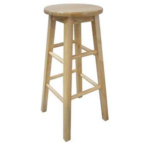 Picture of Linon Home DTcor 98101NAT-01-KD 29 in. Barstool With Round Seat- Natural