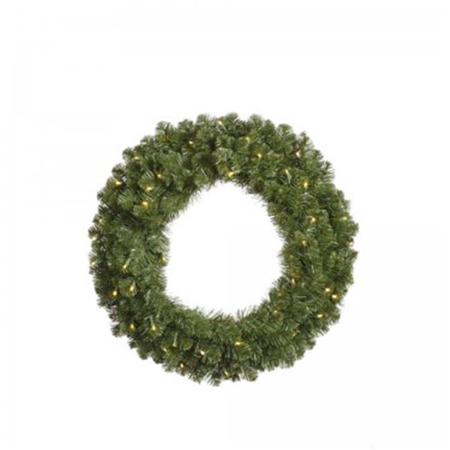 Vickerman G125631LED 30 in. Grand Teton Wreath 50WmWhtLED