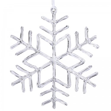9 in. Clear Acrylic Snowflake