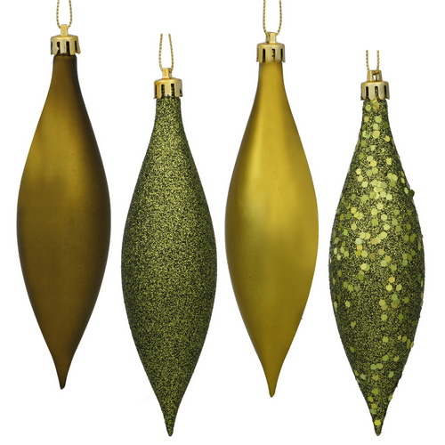 5.5 in. Olive Drop 4 Finish Asst 8-Bx