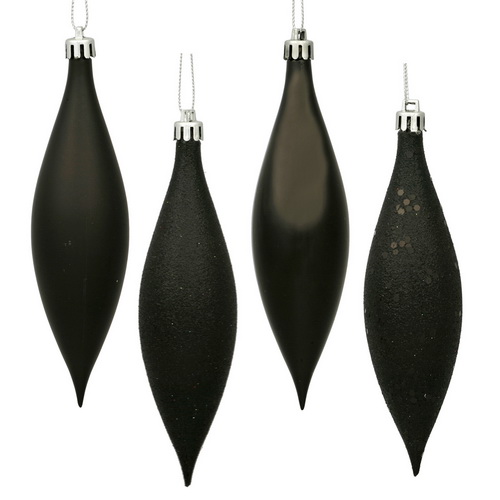 5.5 in. Black Drop 4 Finish Asst 8-Bx