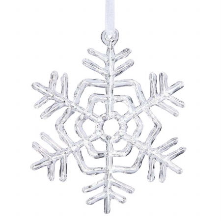 12 in. Clear Acrylic Snowflake
