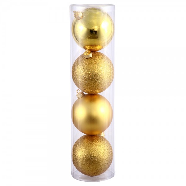 4.75 in. Gold 4 Finish Ball Asst 4-Box