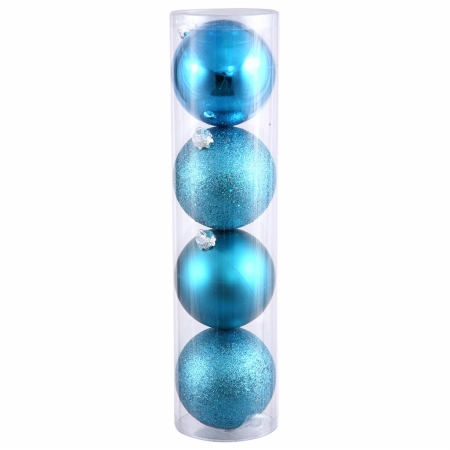 4.75 in. Turquoise 4 Finish Ball Asst 4-Box