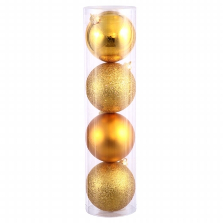 4.75 in. Antique Gold 4 Finish Ball Asst 4-