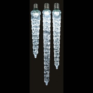 7 in. LED Cool Wht Falling Icicle Bulb E12