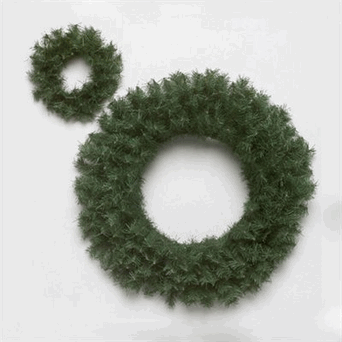 24 in. Canadian Pine Wreath 240 Tips