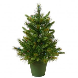 24 in. x 21 in. Cashmere Pine Tree 76 Tips