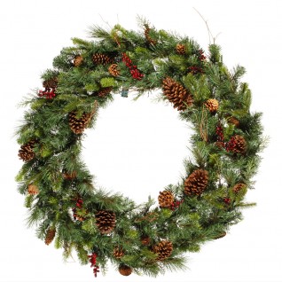 36 in. Cibola Mix Berry Wreath 213Tips