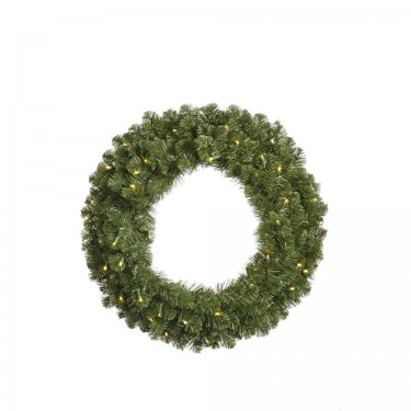 36 in. Grand Teton Wreath 100WmWhtLED