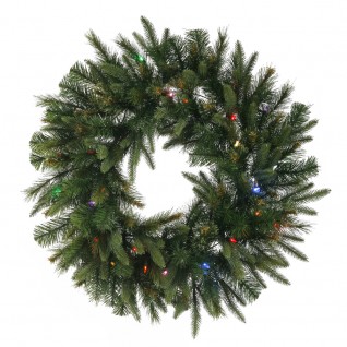 72 in. Cashmere Wreath LED 400Multi