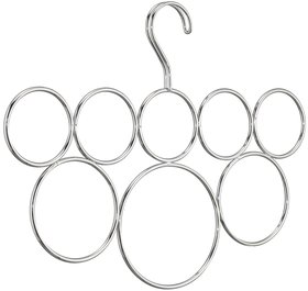 Picture of Interdesign Craft Inc 06730 Classico Over-the-Rod Scarf Holder 8-Loop 13x5x9.75 Chrome