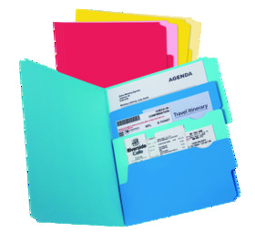 Picture of Esselte Ltd 10773 Pendaflex Divide it Up File Folders 11.625x9.5 Asst