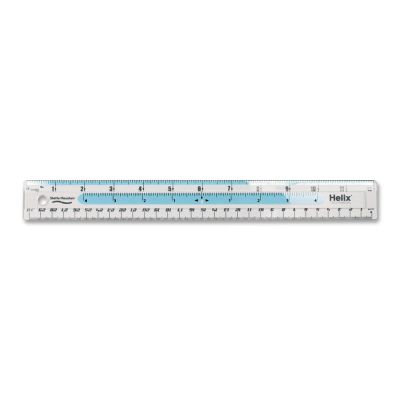 Picture of Helix Usa Ltd. 13012 Stainless Steel Ruler 12in Stainless Steel