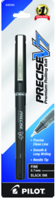 Pilot Corporation Of America Precise V7 Roller Ball Pen .7mm Black