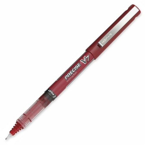 Precise V7 Roller Ball Pen .7mm Red - Red