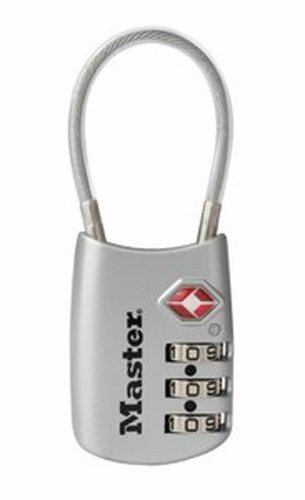 Picture of Master Lock Company 4688D TSA Set-Your-Own Combination with Flexible Cable 1.13in Asst