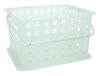 Picture of Interdesign Craft Inc 61250 Spa Stacking Basket 9.25x7x5 Frost