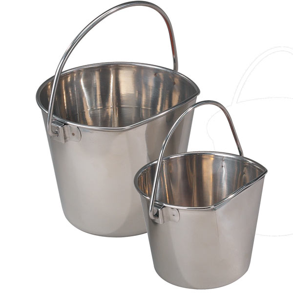 Picture of Proselect ZT644 02 Stainless Steel Flat Sided Pail 64oz