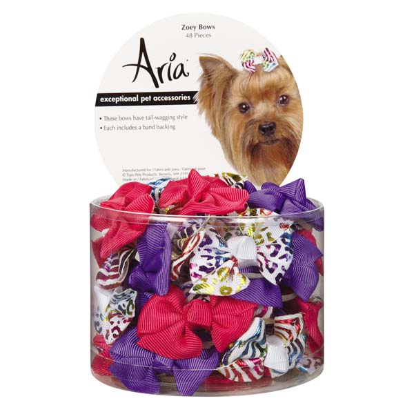 Picture of Aria North DT5642 48 Zoey Bows Canister 48 Pcs