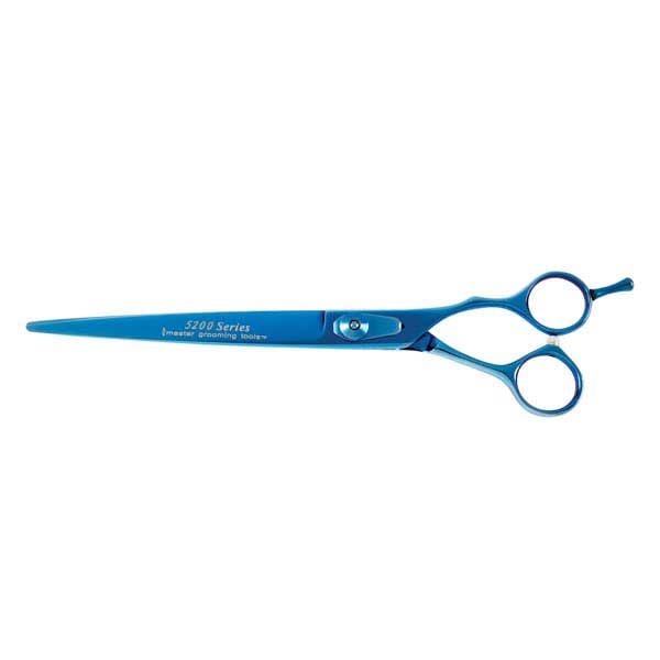 Picture of Master Grooming Tools TP5215 75 Master Grooming Tools 5200 Blue Titanium Shears Straight 7.5 In