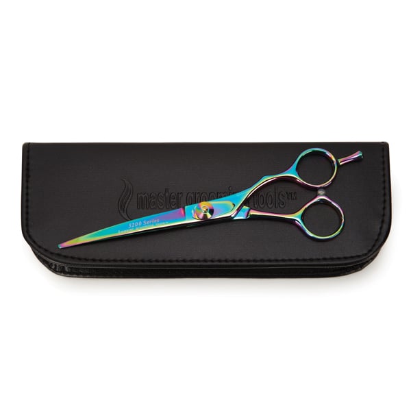 Picture of Master Grooming Tools TP5203 65 5200 Rainbow Shears curved 6.5 In
