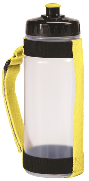 Picture of AGM Group 78271 Slim Handheld Bottle Carrier with 650 ml - Yellow