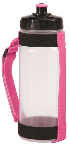 Picture of AGM Group 78273 Slim Handheld Bottle Carrier with 650 ml - Pink