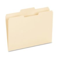 Picture of Esselte Pendaflex 752132 File Folders- .33 Cut- Second Position- Top Tab- Letter- Manila- 100 Per Box