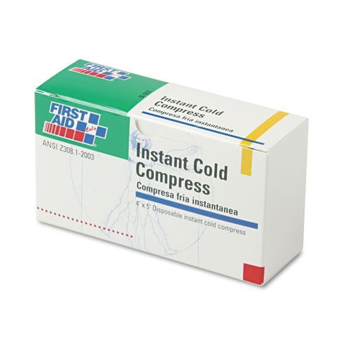 Picture of First Aid B5035 Instant Cold Compress- 5 Compress Per Pack- 4 in. x 5 in.