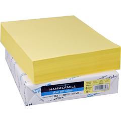 Picture of Hammermill 103341 Recycled Colored Paper- 20lb- 8.5 x 11- Canary- 500 Sheets-Ream